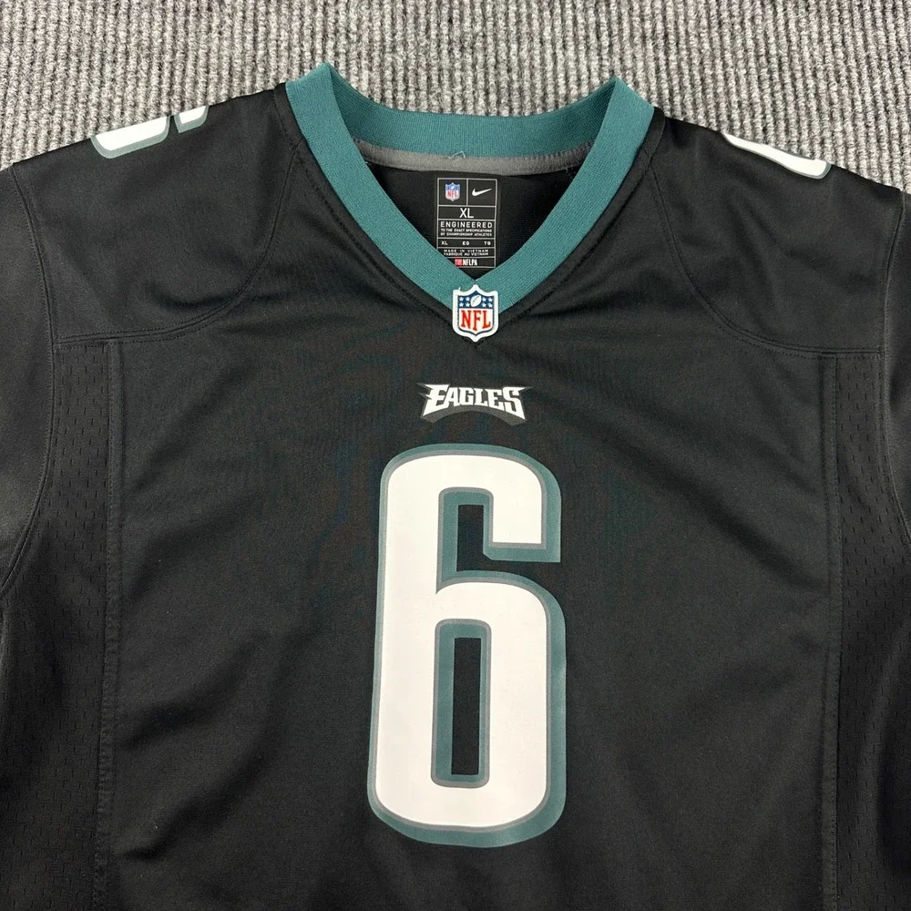 Nike Philadelphia Eagles DeVonta Smith 6 Jersey Kids XL Black NFLGJ1ST23